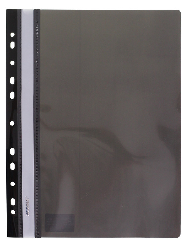 Папка-швидкозшивач NORMA (5262-01N), А4, PP, 120/160 мкм., чорна